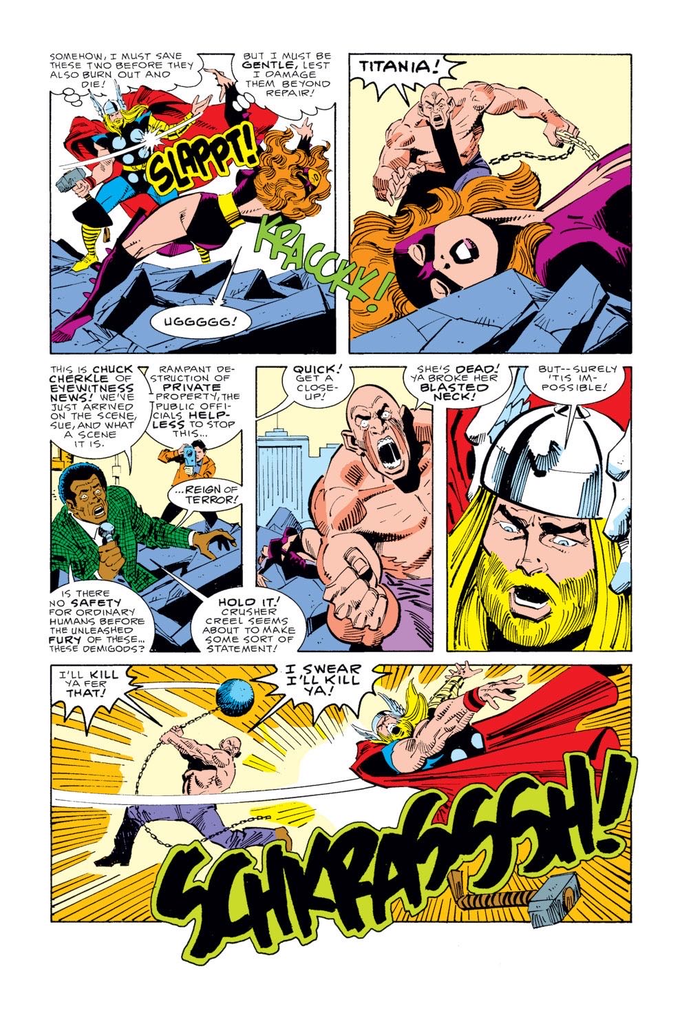 Thor, The Mighty - Marvel Comics (376 - Feb 1987) comic book collectible [Barcode 000000000] - Main Image 3