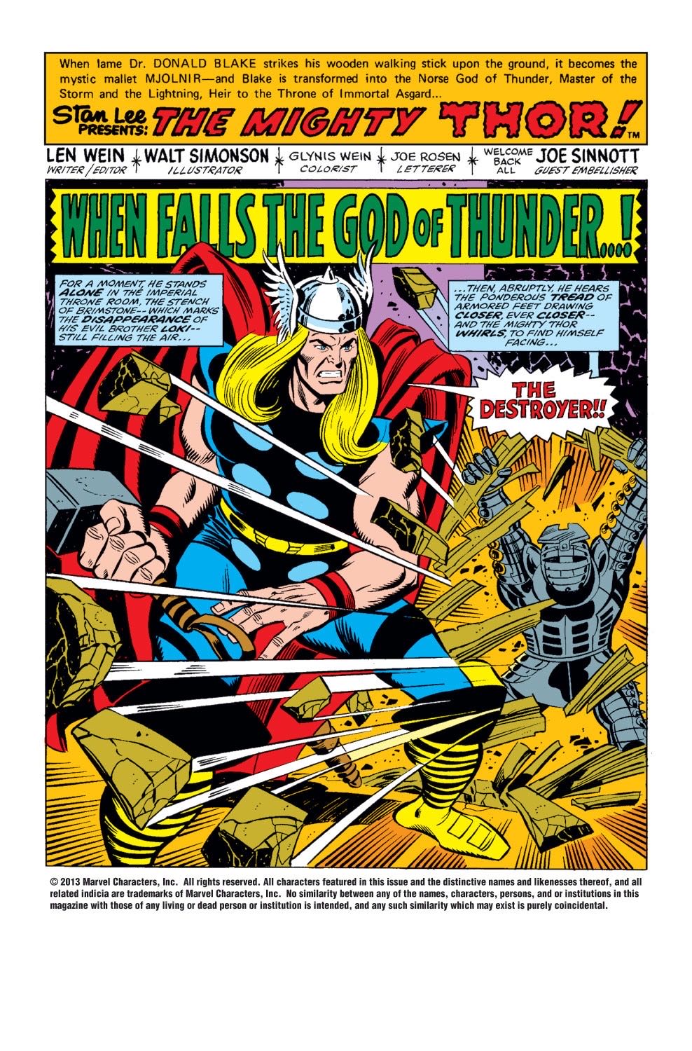 Thor - Marvel Comics (265 - Nov 1977) comic book collectible [Barcode 071486024507] - Main Image 3