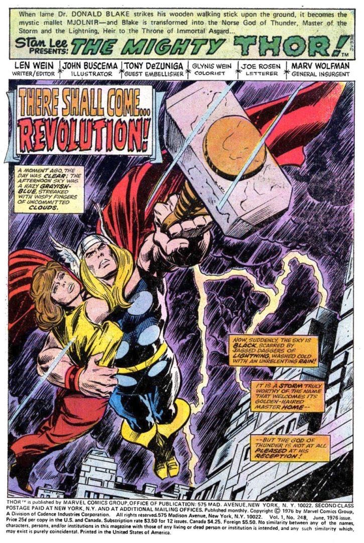 Thor - Marvel Comics (248 - 06/1976) comic book collectible - Main Image 3