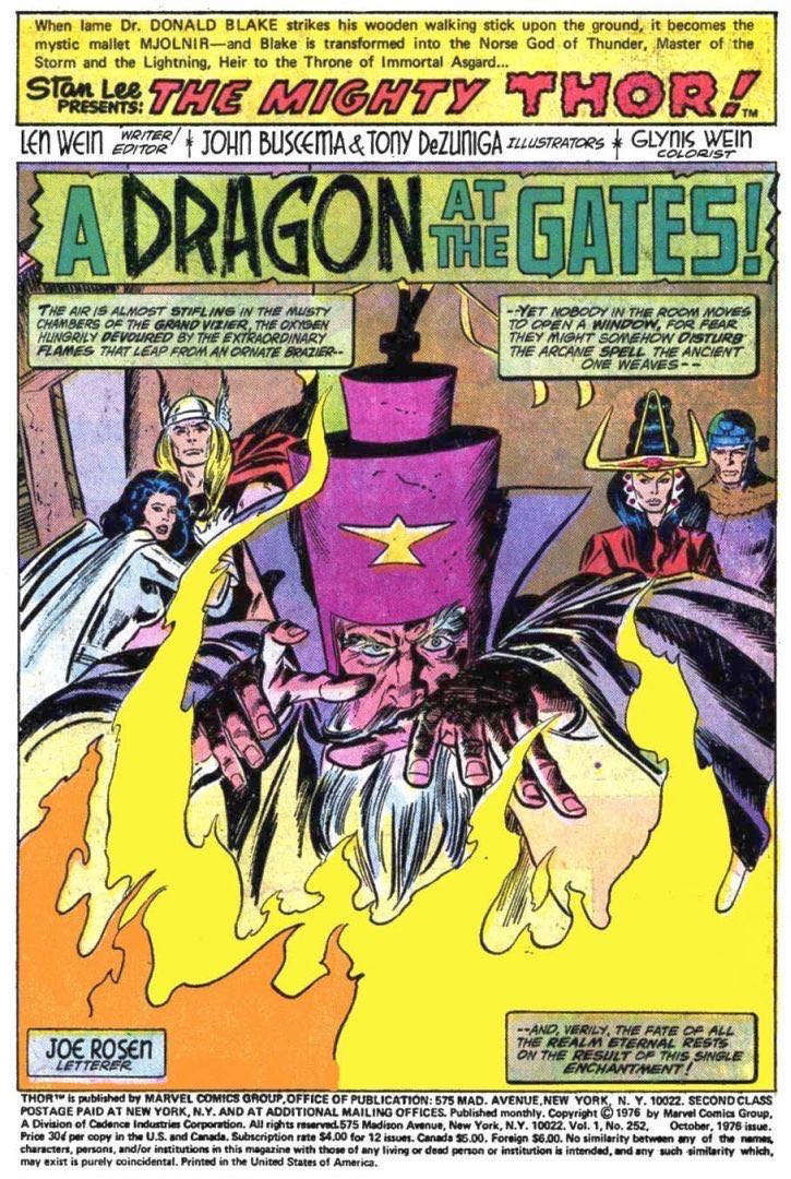 Thor, The Mighty - Marvel Comics (252 - Oct 1976) comic book collectible - Main Image 3
