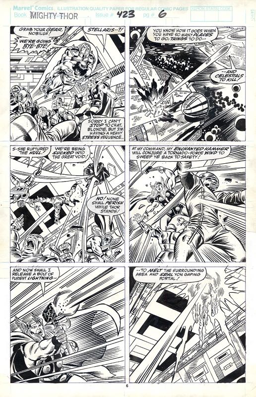 Thor - Marvel Comics (423 - Sep 1990) comic book collectible - Main Image 3