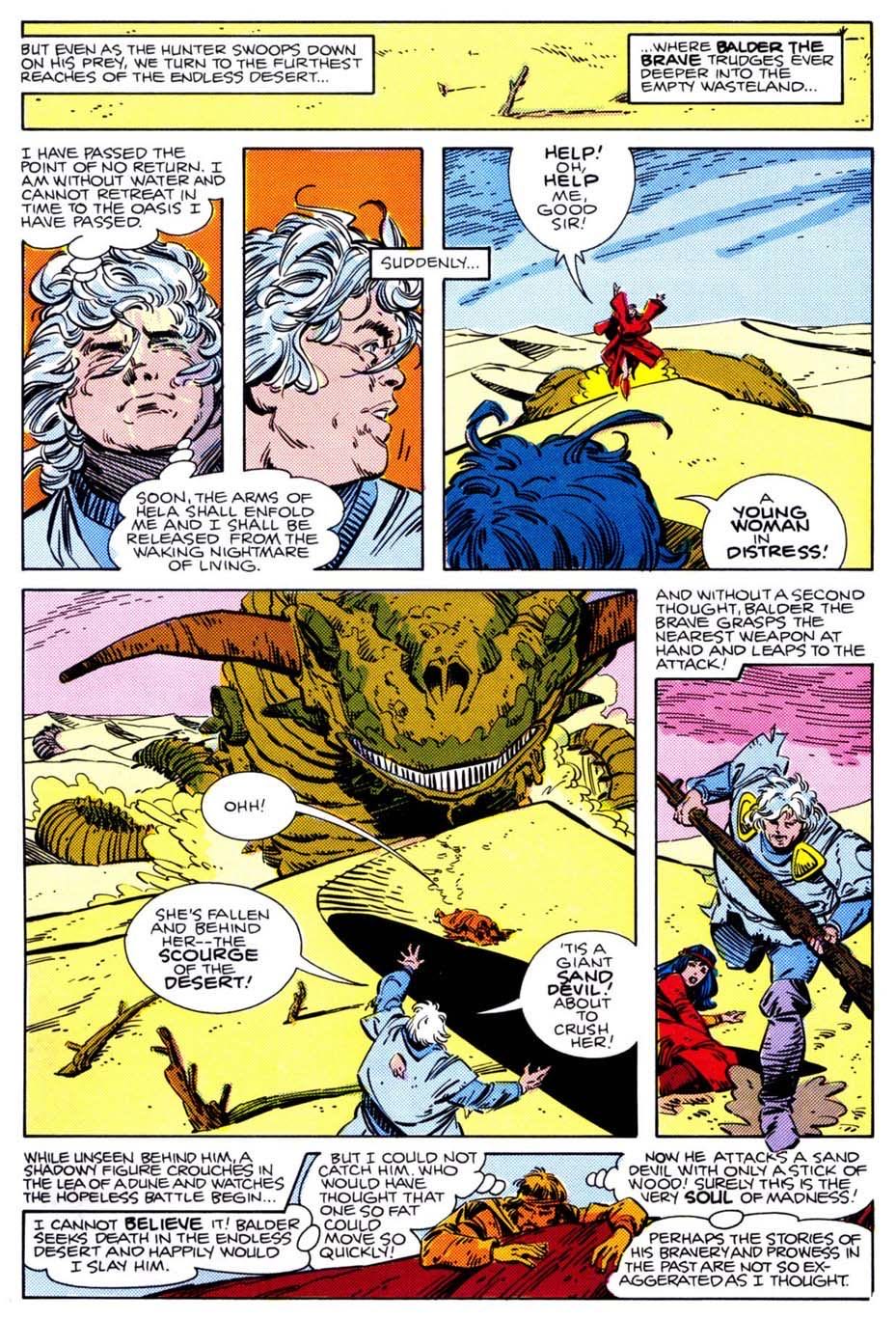 Thor - Marvel (346 - Aug 1984) comic book collectible [Barcode 071486024507] - Main Image 3