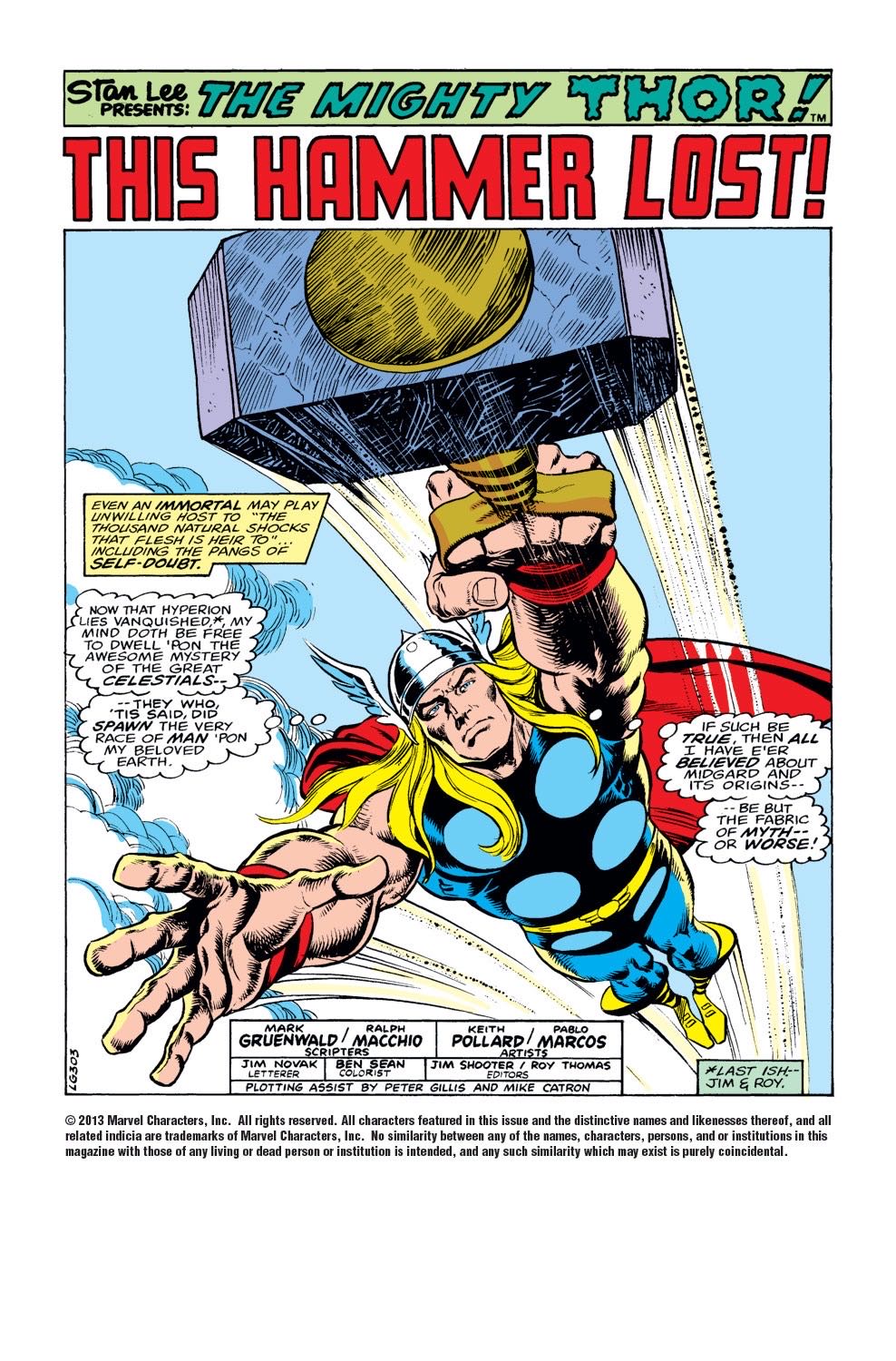 Thor, The Mighty - Marvel Comics (281 - Mar 1979) comic book collectible [Barcode 071486024507] - Main Image 2