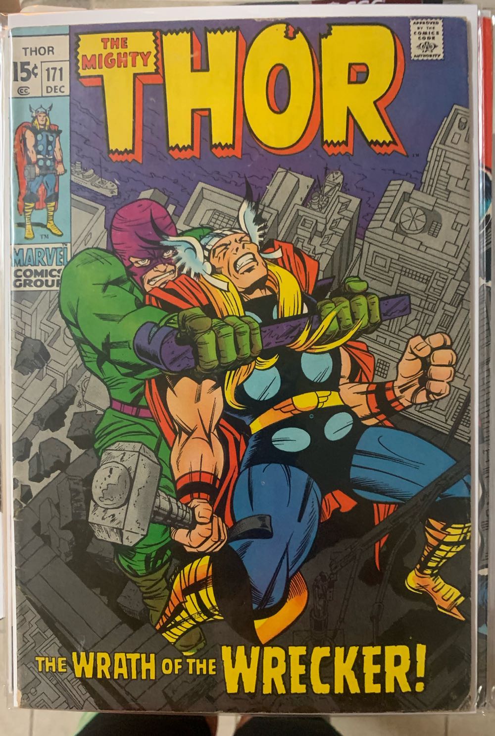 Thor - Marvel Comics Group (171 - Dec 1969) comic book collectible [Barcode 9780785101093] - Main Image 2