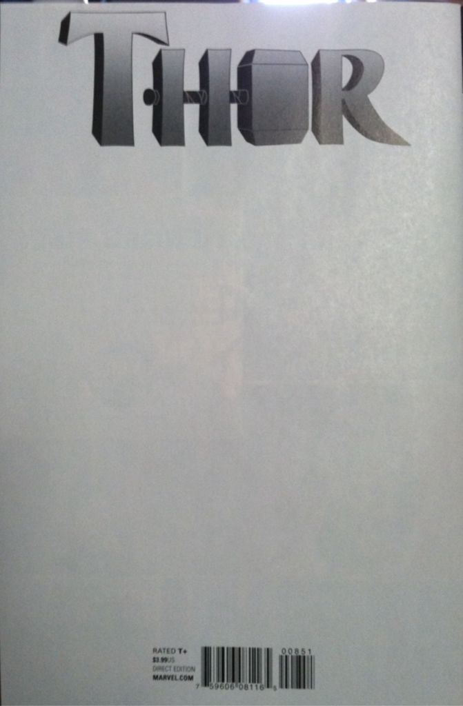 Thor - Marvel Comic (8 - Jul 2015) comic book collectible [Barcode 759606081165] - Main Image 2