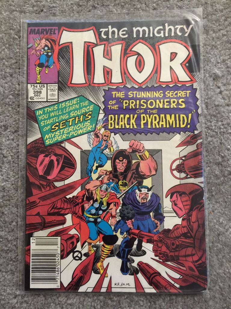 Thor (1962) - Marvel Comics (398 - Dec 1988) comic book collectible [Barcode 071486024507] - Main Image 1