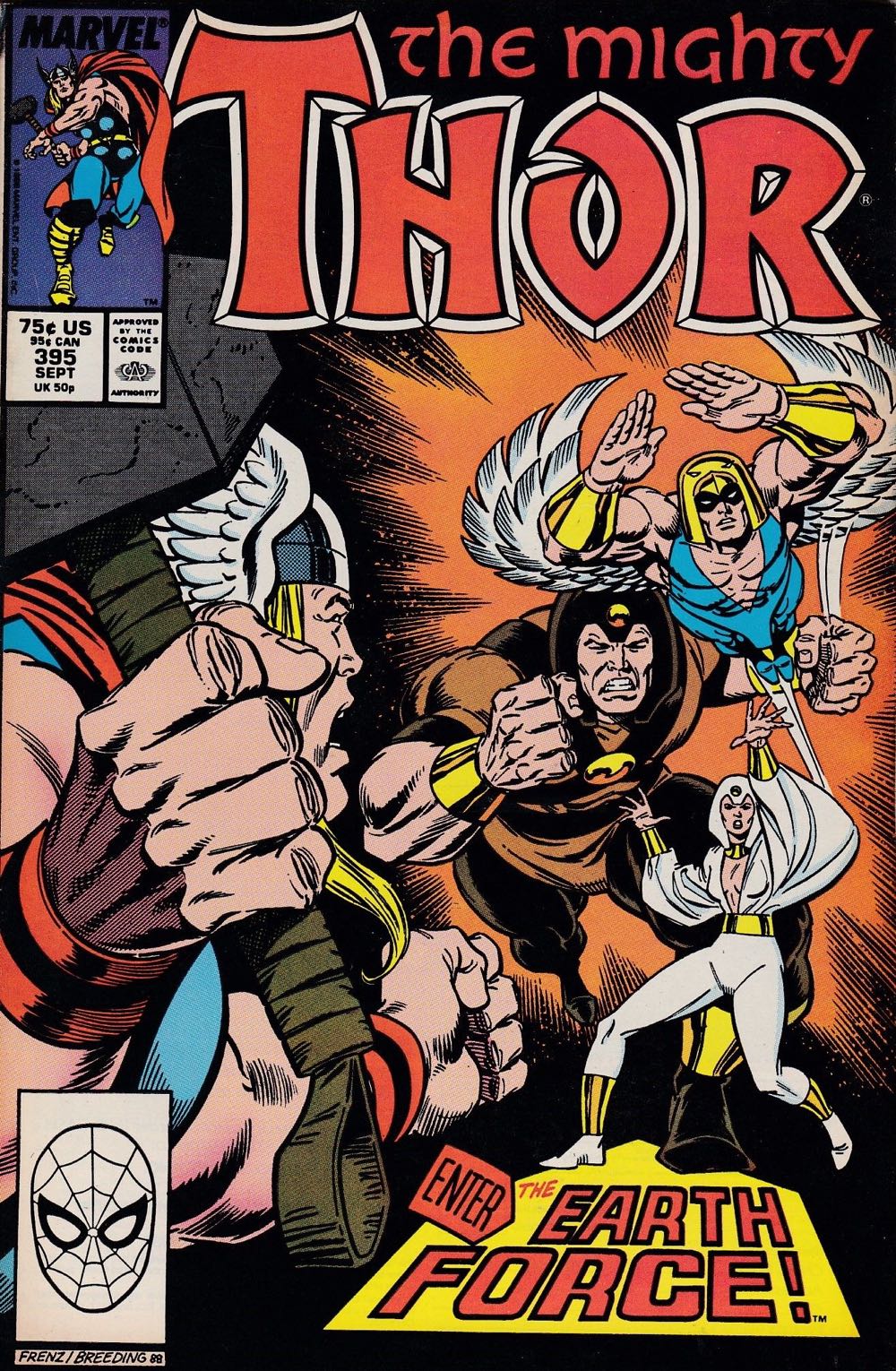 Thor - Marvel (429 - Feb 1991) comic book collectible [Barcode 071486024507] - Main Image 4