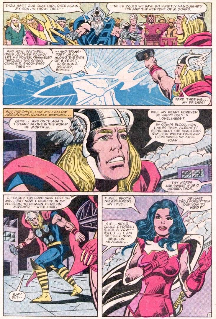 Thor, The Mighty - Marvel Comics (328 - Feb 1983) comic book collectible [Barcode 071486024507] - Main Image 3