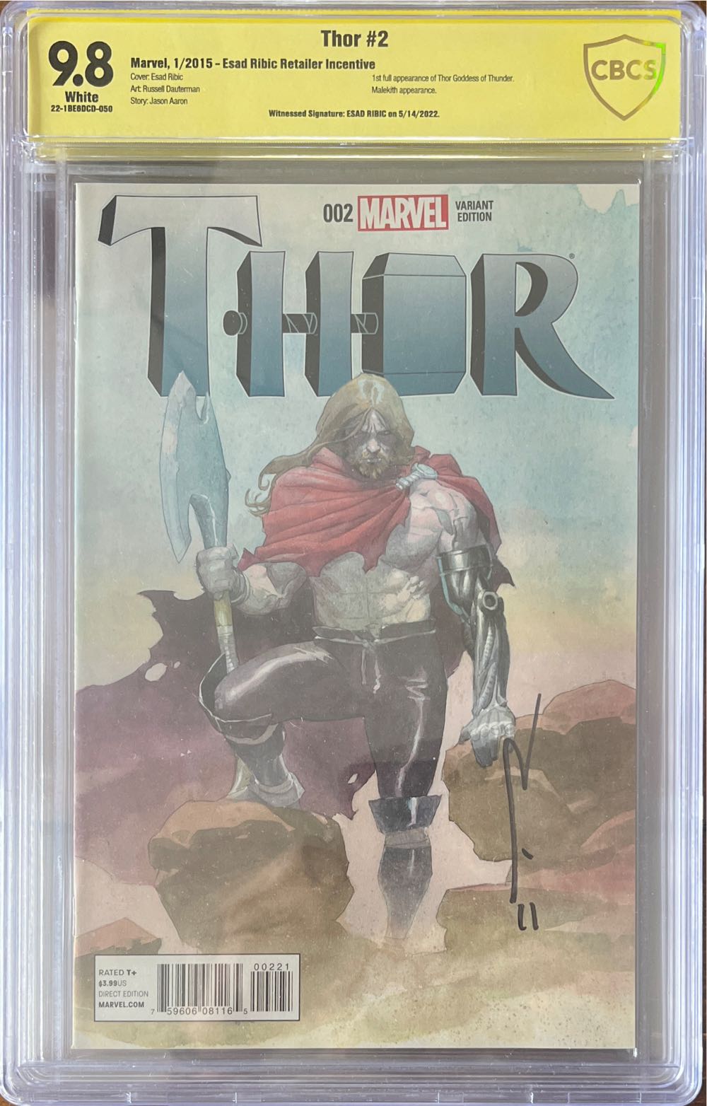 Thor - Marvel Comics (2 - Jan 2015) comic book collectible [Barcode 75960608116500211] - Main Image 2
