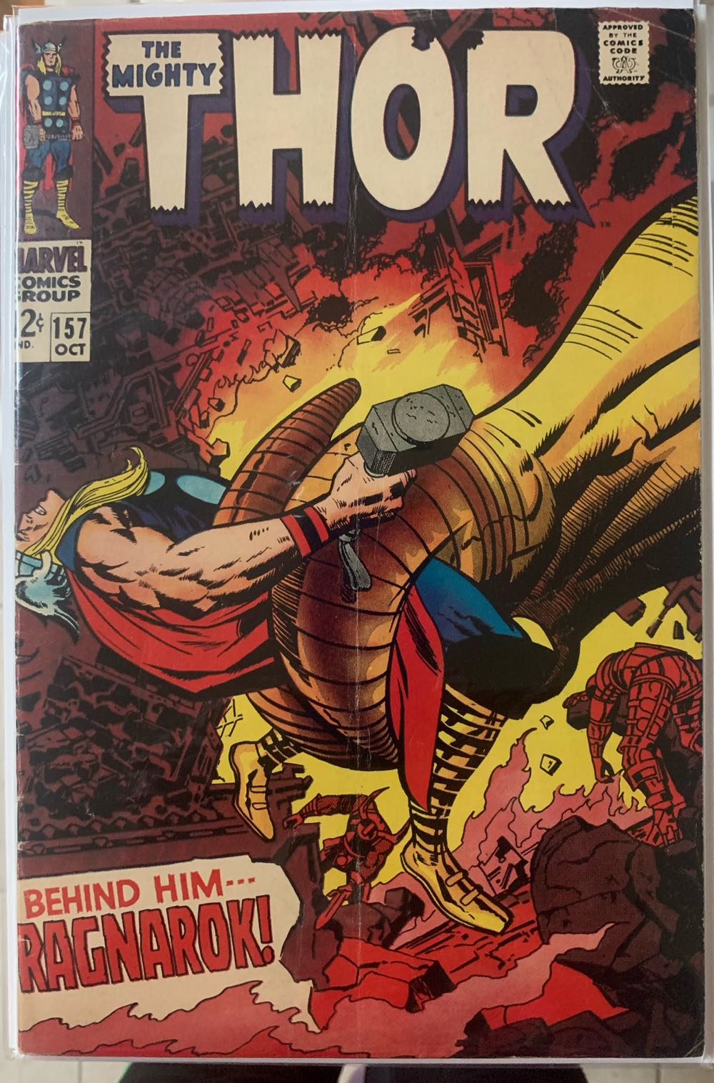 Thor (Vol 1) - Marvel Comics Group (157 - 10/1968) comic book collectible - Main Image 3