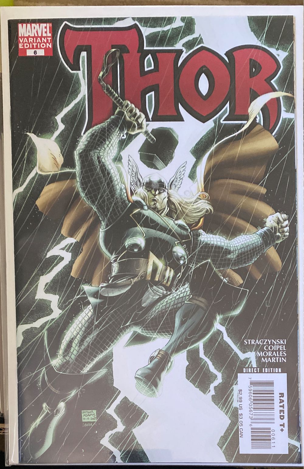 Thor 6 - Marvel Comics (6 - Jan 2020) comic book collectible [Barcode 75960605673600611] - Main Image 2