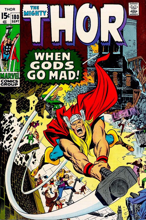 Thor, The Mighty - Marvel Comics (180 - 09/1970) comic book collectible - Main Image 1