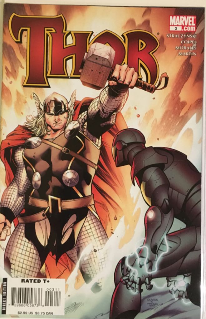 Thor - Marvel Comics (3 - Nov 2007) comic book collectible [Barcode 75960605673600311] - Main Image 1