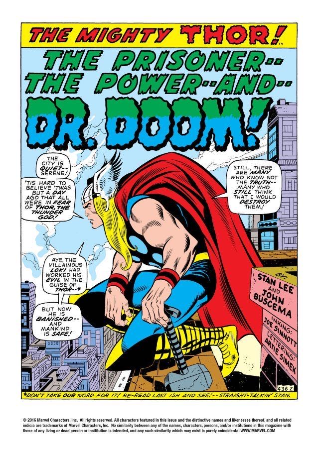 Thor, The Mighty - Marvel Comics (182 - 11/1970) comic book collectible - Main Image 4