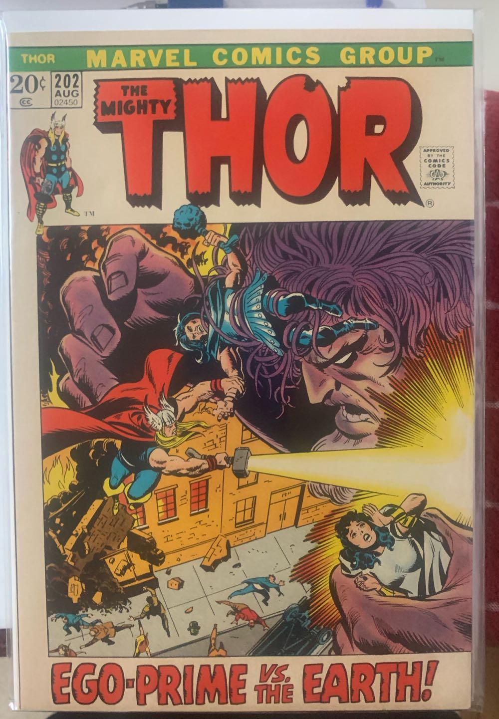 The Mighty Thor - Marvel Comics (202 - Aug 1972) comic book collectible - Main Image 3