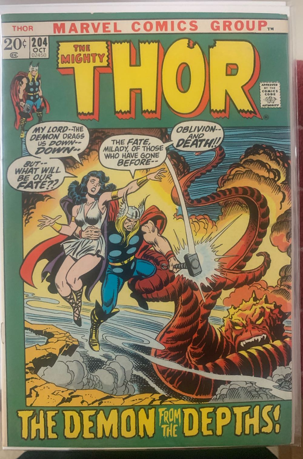 The Mighty Thor 204 - Marvel Comics (204 - 10/1972) comic book collectible - Main Image 3
