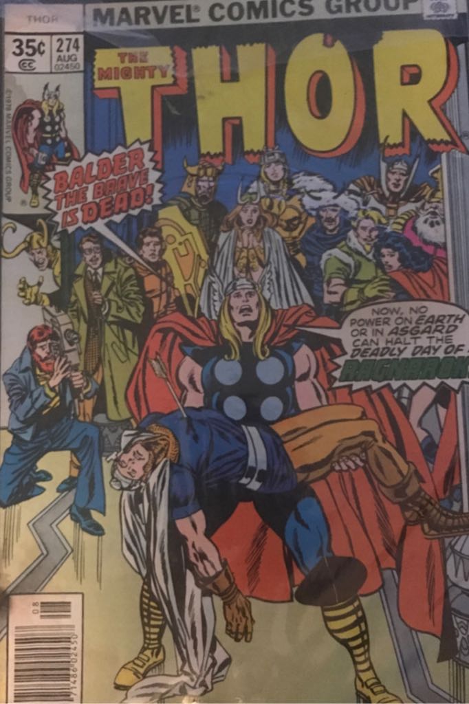 Thor (Vol. 1) - Marvel (274 - Aug 1978) comic book collectible [Barcode 070200001411] - Main Image 1