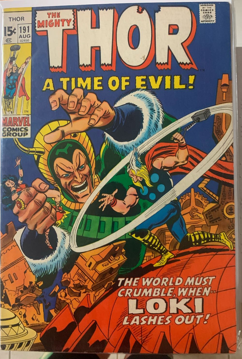Mighty Thor - Marvel (191 - Aug 1971) comic book collectible - Main Image 4