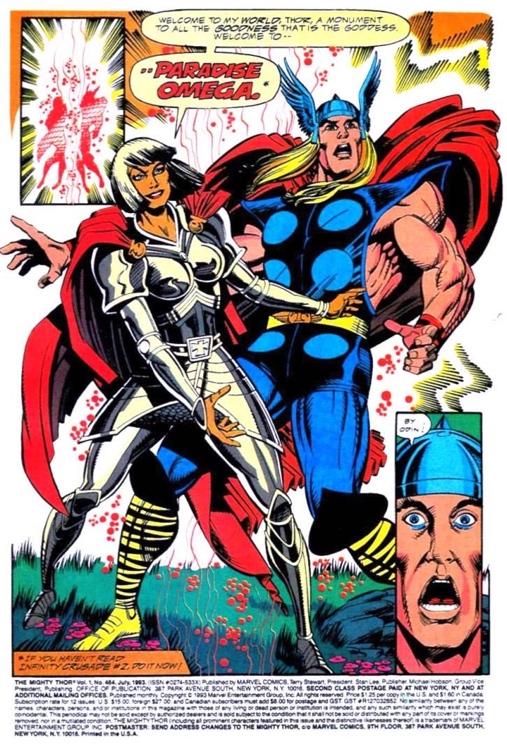 Thor, The Mighty - Marvel Comics (464 - Jul 1993) comic book collectible - Main Image 2