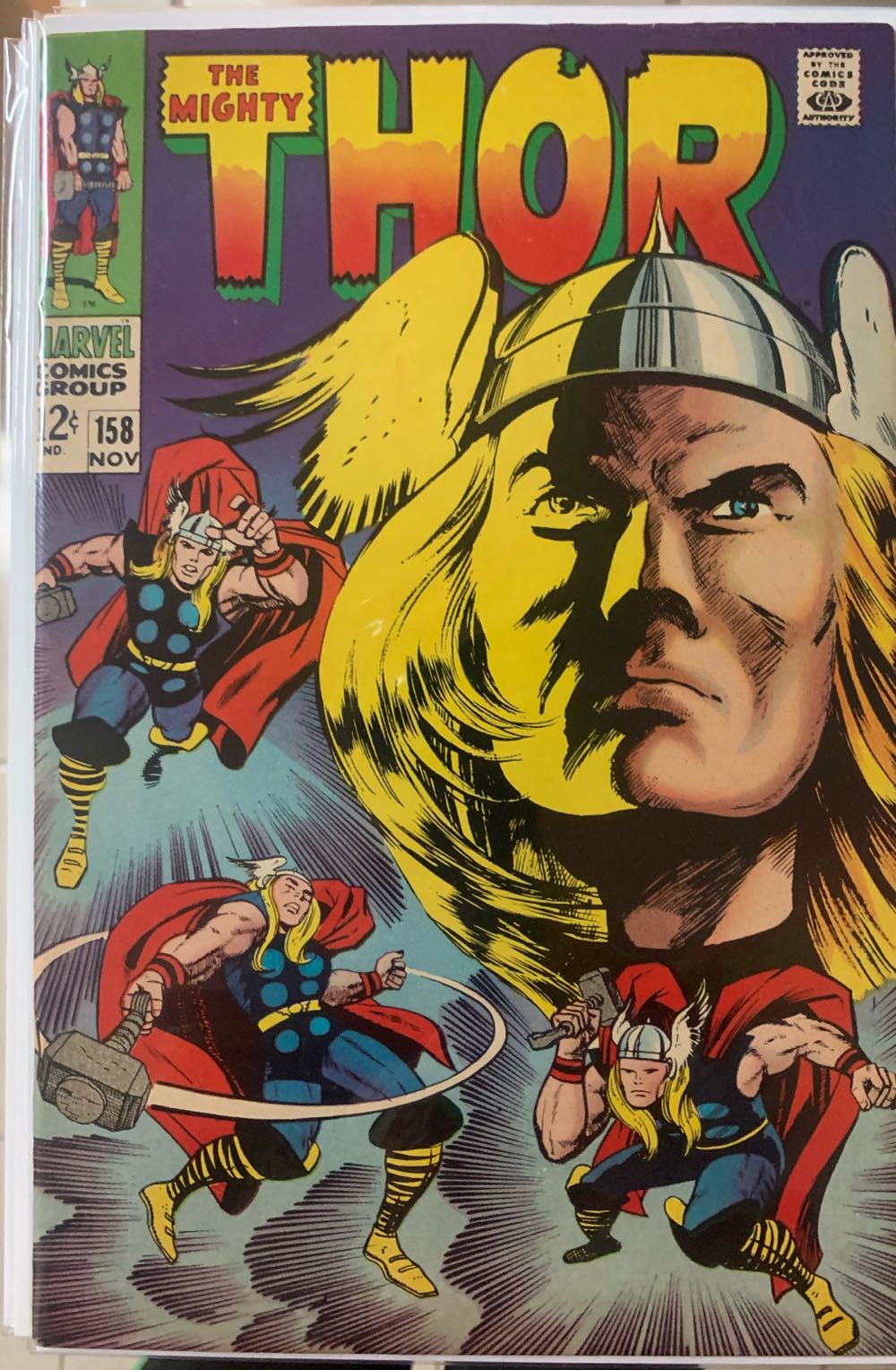 Thor (Vol 1) - Marvel Comics Group (158 - 11/1968) comic book collectible - Main Image 2
