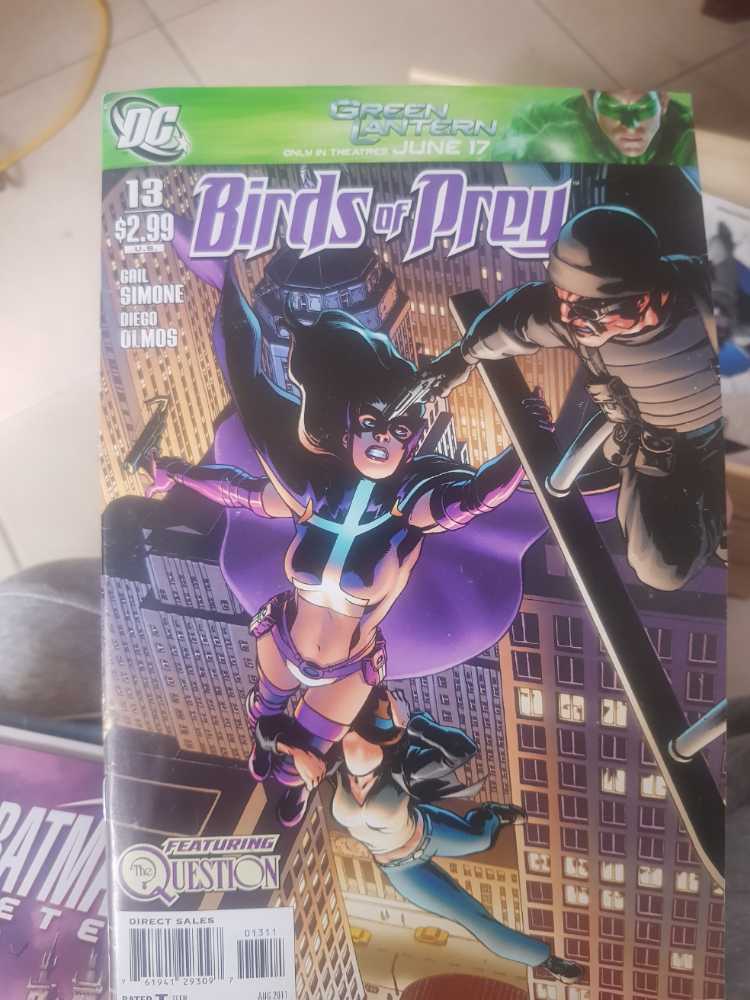 Birds of Prey - DC Comics (13 - Aug 2011) comic book collectible [Barcode 76194129309701311] - Main Image 3