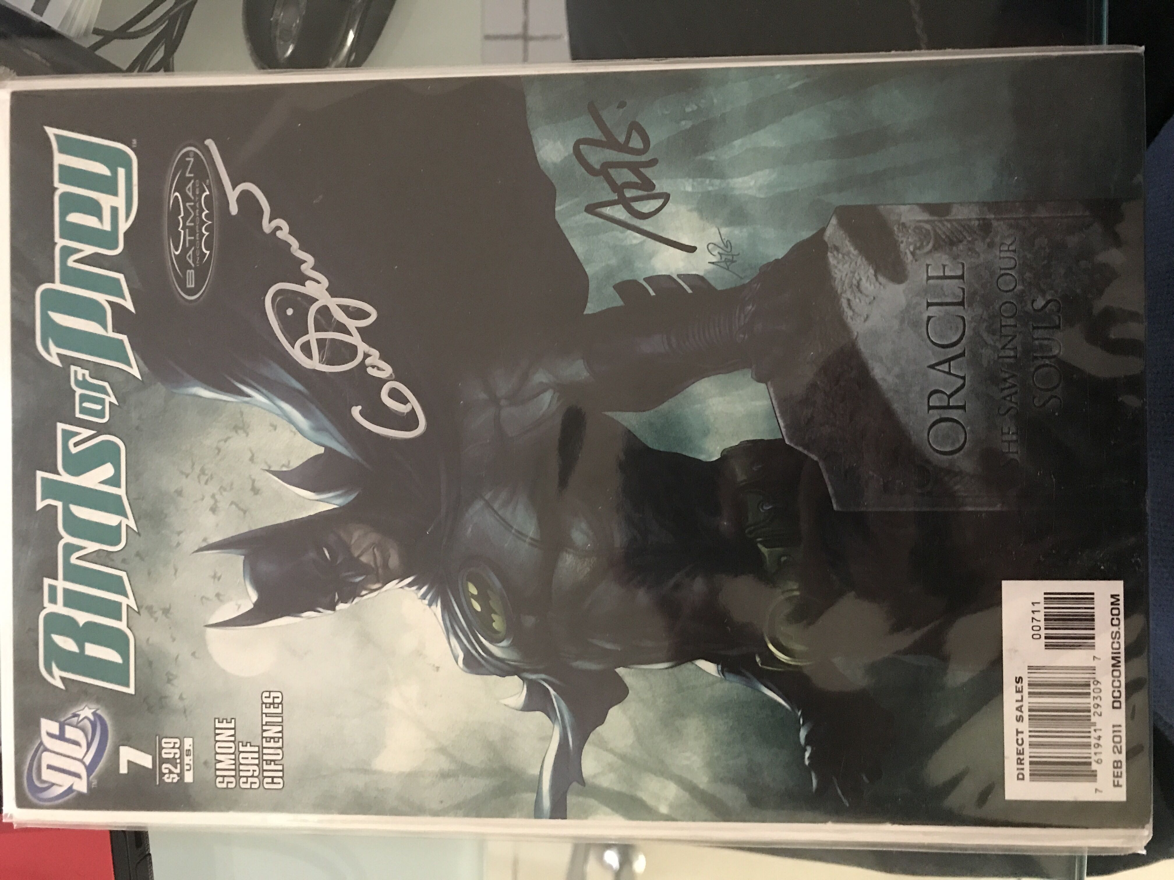 Birds Of Prey - DC Comics (#7 - Feb 2011) comic book collectible [Barcode 76194129309700711] - Main Image 2