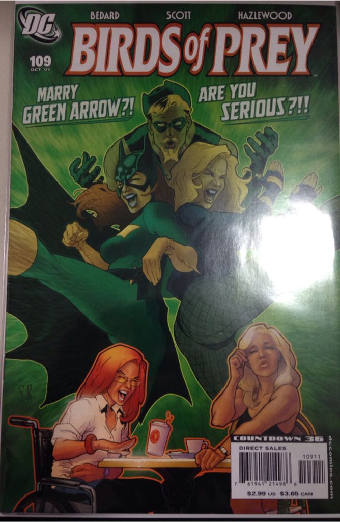 Birds Of Prey - DC Comics (109 - Oct 2007) comic book collectible [Barcode 76194121498610911] - Main Image 1