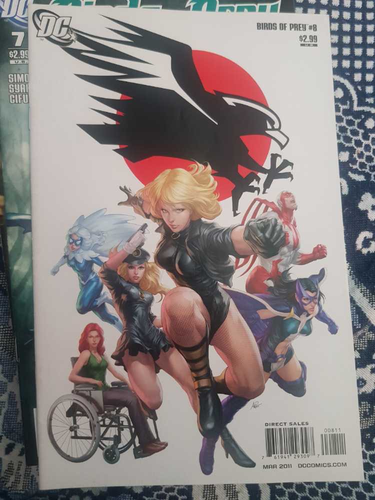 Birds of Prey - DC Comics (8 - Mar 2011) comic book collectible [Barcode 76194129309700811] - Main Image 3
