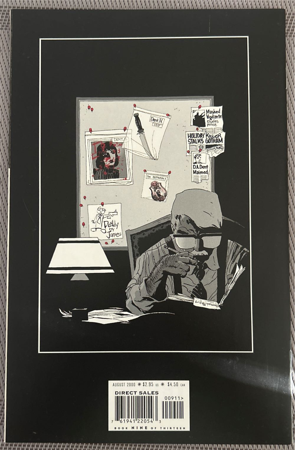 Batman: Dark Victory (vol.1) - DC Comics (9 - Aug 2000) comic book collectible [Barcode 76194122054300911] - Main Image 2