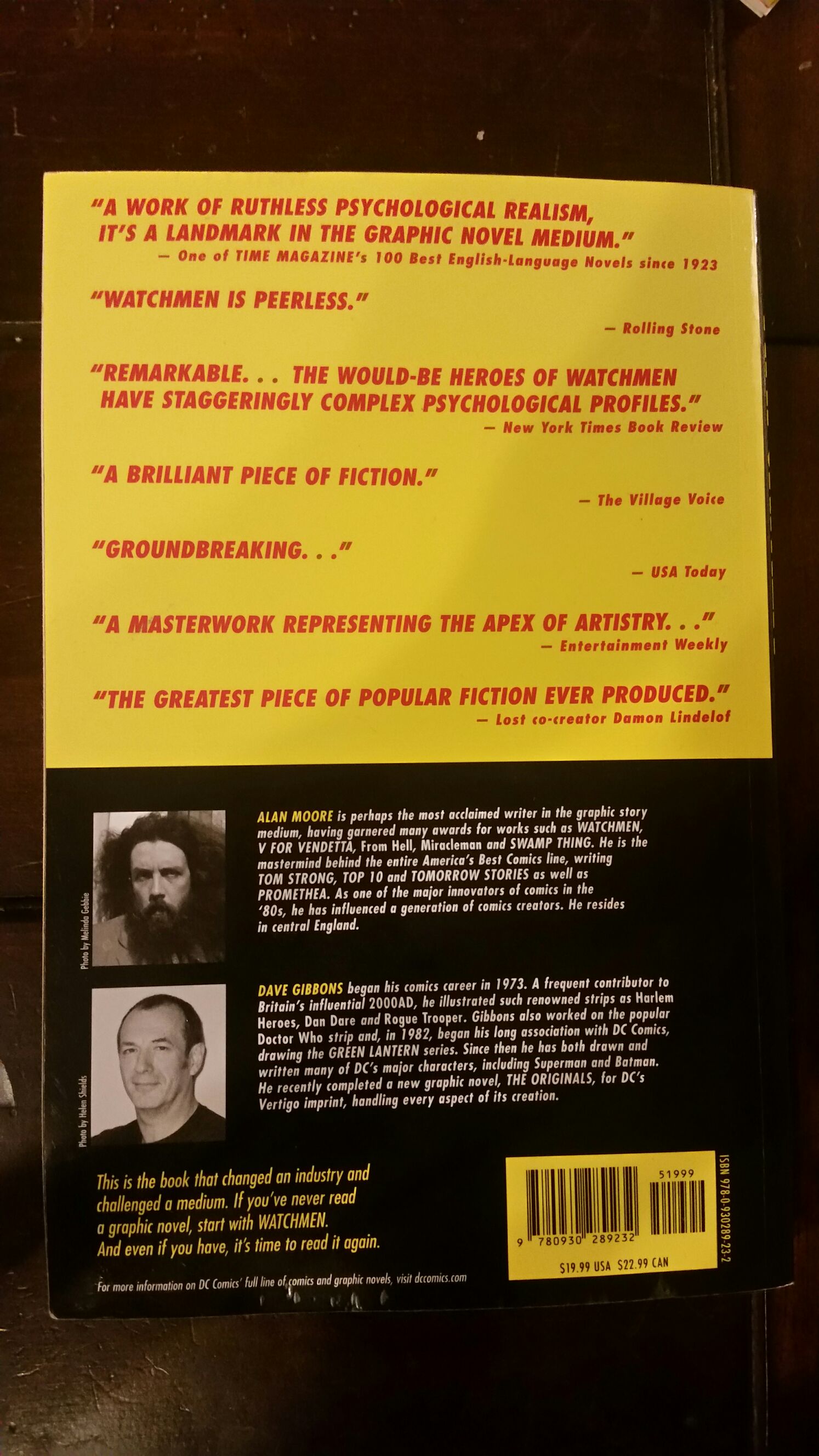 Watchmen - DC (0 - Apr 2005) comic book collectible [Barcode 761941202044] - Main Image 2