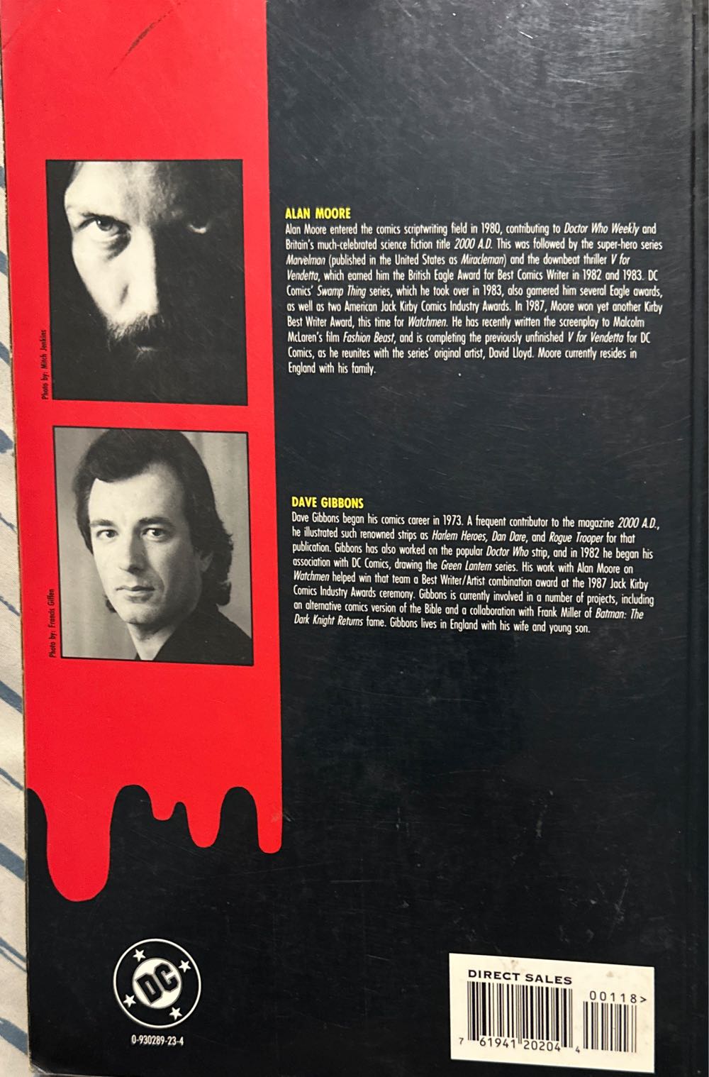 Watchmen - DC Comics (1 - Sep 1986) comic book collectible [Barcode 761941202044] - Main Image 2