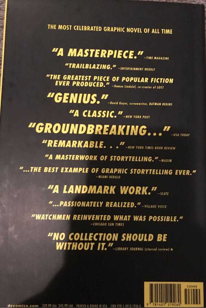 Watchmen - DC comic book collectible - Main Image 2