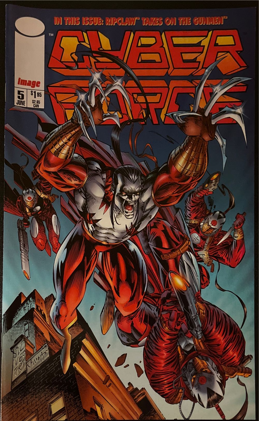 Cyber Force - Image Comics (5 - Jun 1994) comic book collectible [Barcode 9371] - Main Image 2