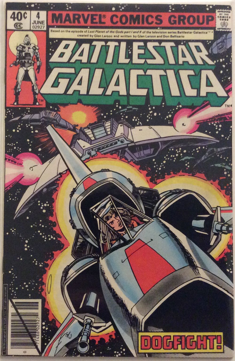 Battlestar Galactica - Marvel Comics Group (4 - Jun 1979) comic book collectible [Barcode 071486029274] - Main Image 2