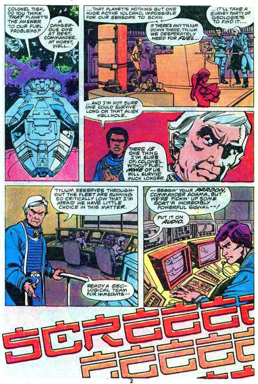 Battlestar Galactica - Marvel Comics Group (16 - Jun 1980) comic book collectible [Barcode 071486029274] - Main Image 3