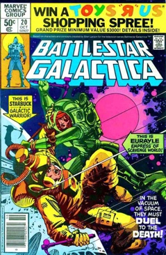 Battlestar Galactica - Marvel Comics Group (20 - Oct 1980) comic book collectible [Barcode 071486029274] - Main Image 1