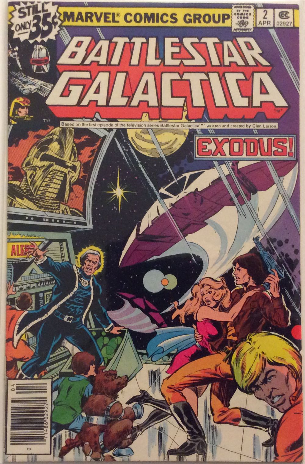Battlestar Galactica - Marvel Comic Group (2 - Apr 1978) comic book collectible [Barcode 725130047311] - Main Image 2