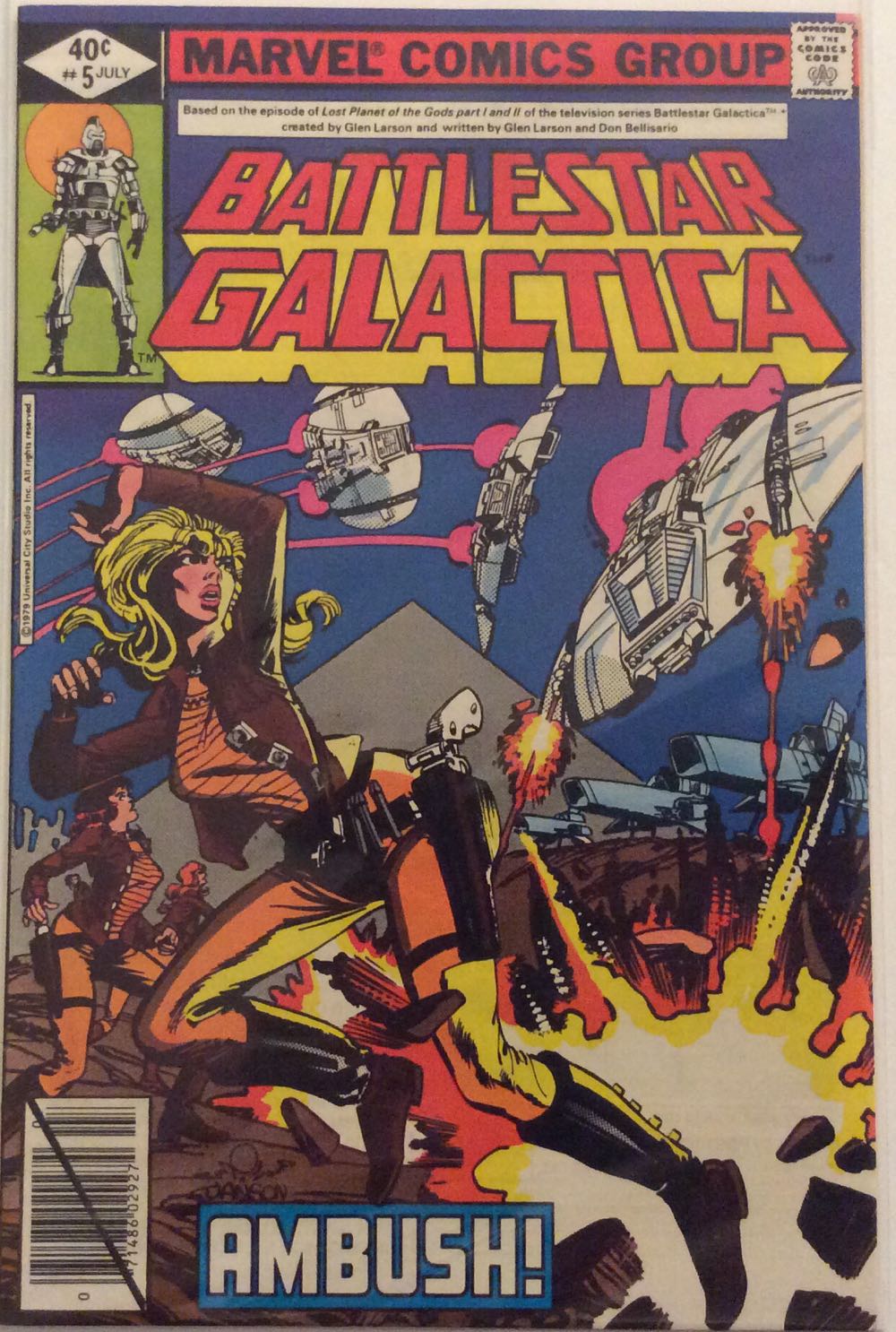 Battlestar Galactica - Marvel Comics Group (5 - Jul 1979) comic book collectible [Barcode 725130047311] - Main Image 2