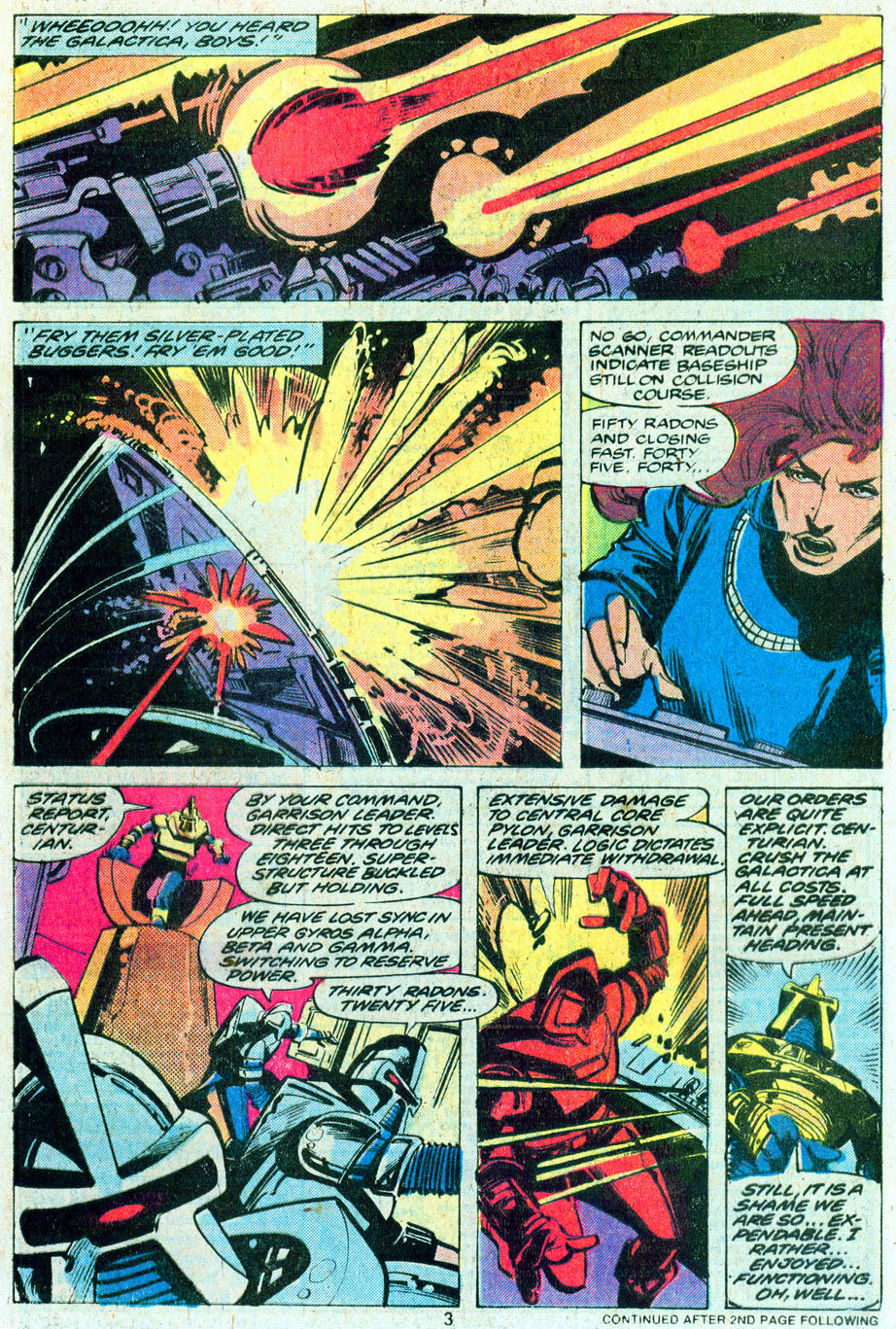 Battlestar Galactica - Marvel Comics Group (13 - Mar 1980) comic book collectible [Barcode 725130047311] - Main Image 2