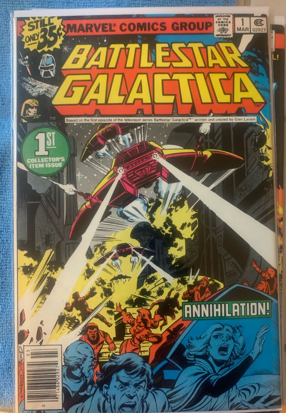 Battlestar Galactica - Marvel Comics (1 - Mar 1979) comic book collectible [Barcode 07148602927484] - Main Image 2