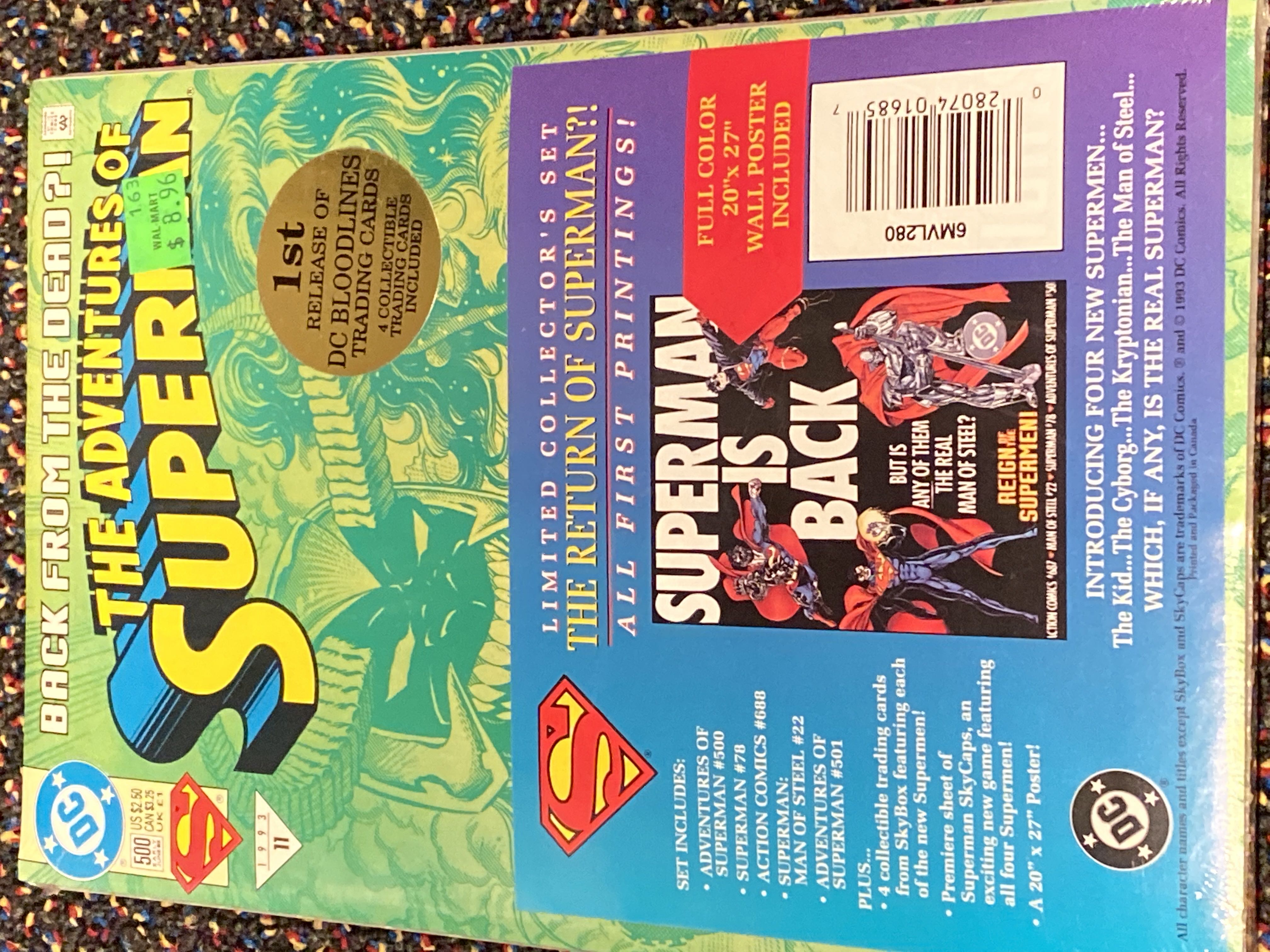 The Adventures Of Superman - DC Comics (500 - 06/1993) comic book collectible [Barcode 070989311404] - Main Image 2