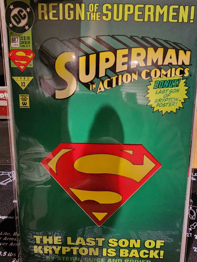 Superman (687) - DC Comics (687 - Jun 1993) comic book collectible [Barcode 070989311404] - Main Image 2