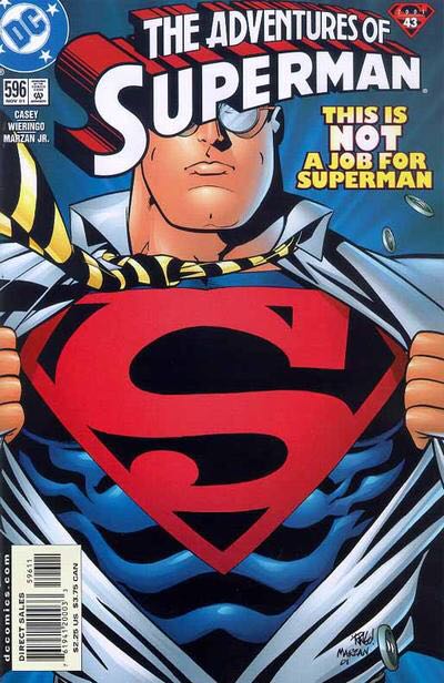 Adventures Of Superman - DC Comics (596 - Nov 2001) comic book collectible [Barcode 070989311404] - Main Image 1