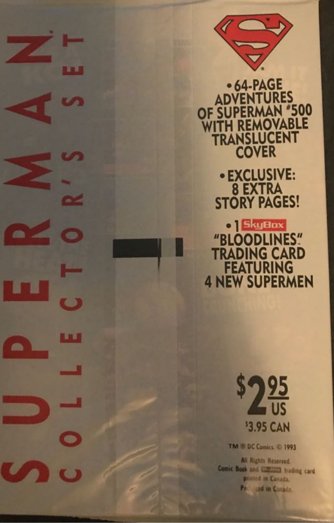 Adventures Of Superman - DC Comics (500 - Jun 1993) comic book collectible [Barcode 761941200033] - Main Image 2