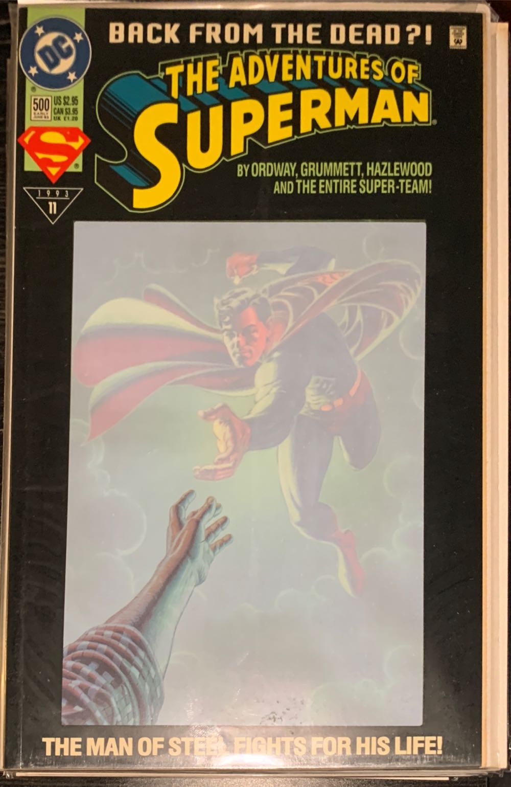 Adventures Of Superman - DC Comics (500 - Jun 1993) comic book collectible [Barcode 761941200033] - Main Image 3