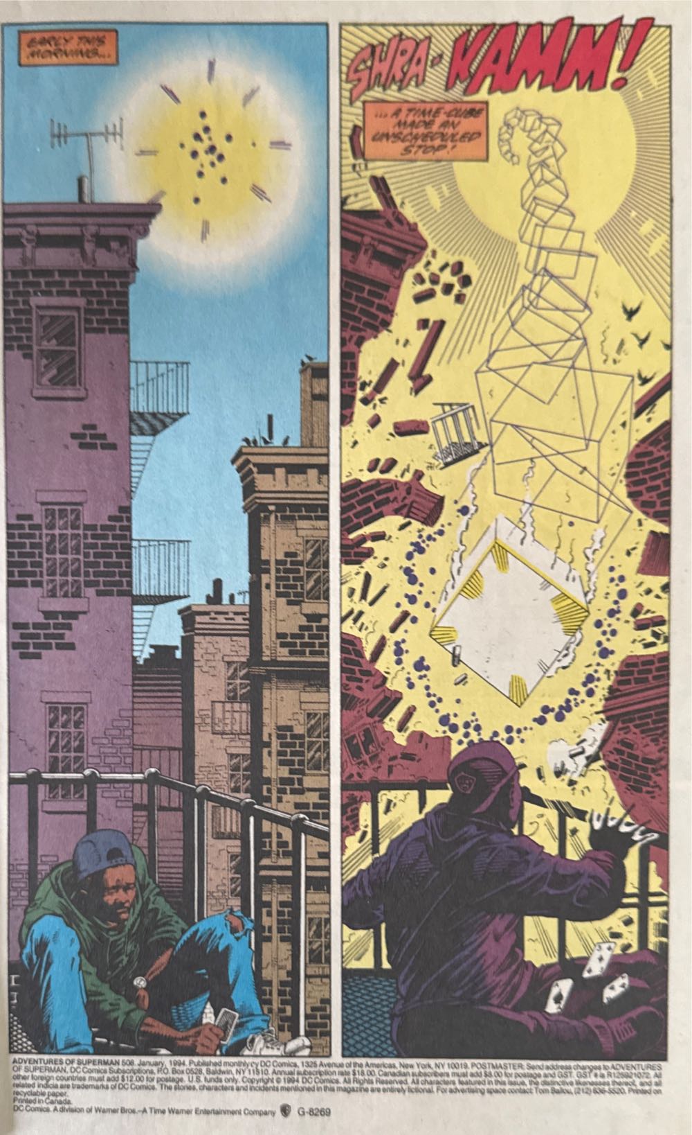 Adventures Of Superman, The - DC (508 - Jan 1994) comic book collectible [Barcode 07099231140801] - Main Image 3