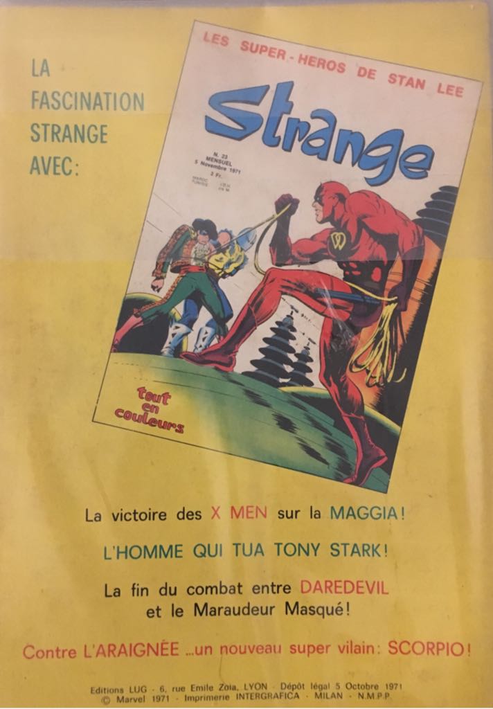 Strange - Editions LUG (22) comic book collectible [Barcode 759606069675] - Main Image 2
