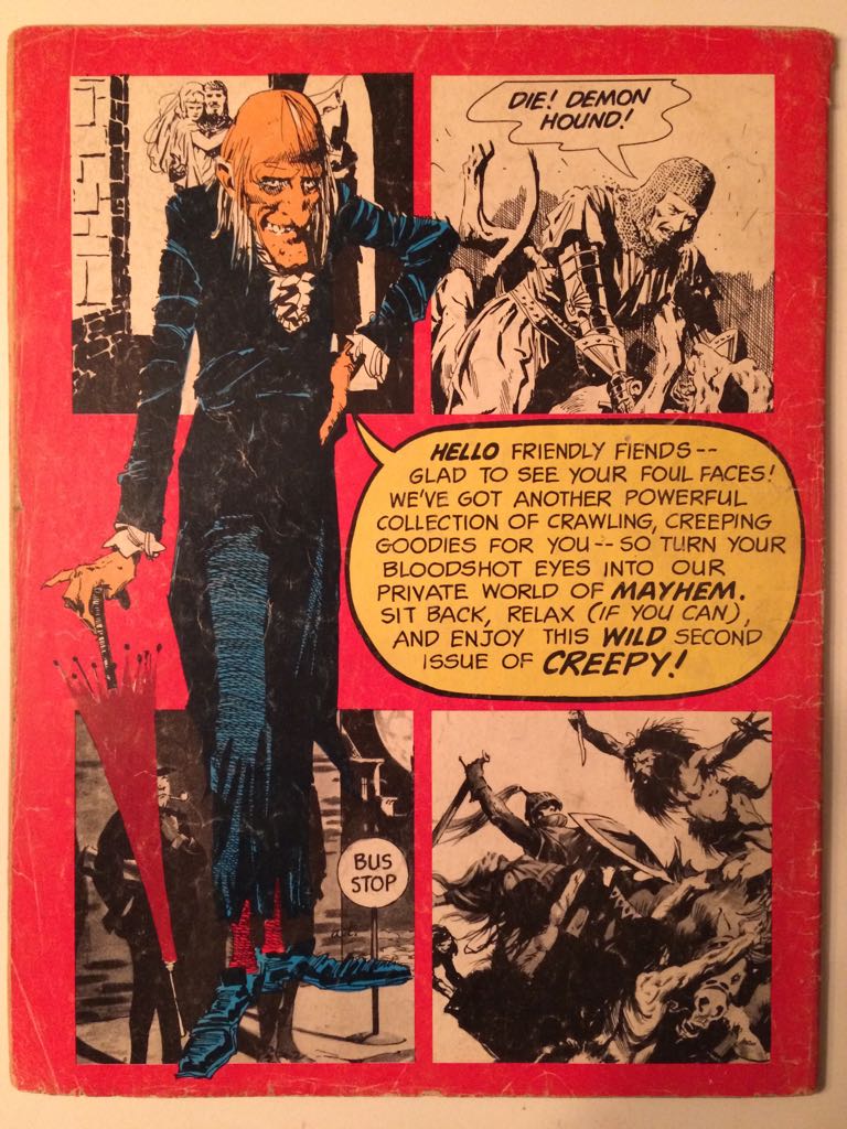 Creepy - A Warren Magazine (2 - Apr 1965) comic book collectible - Main Image 2