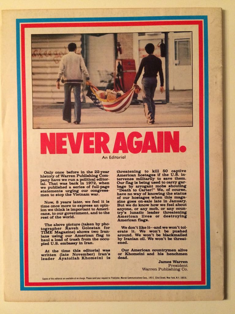 Creepy  (116) comic book collectible - Main Image 2