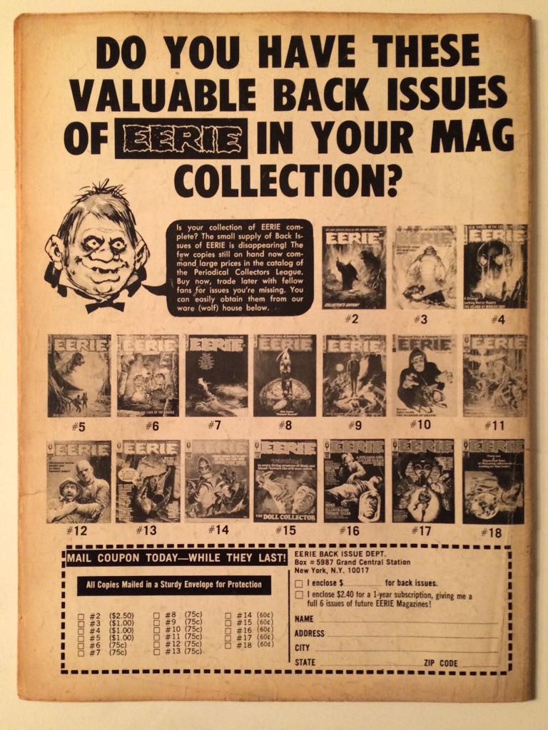 Creepy  (25 - Feb 1968) comic book collectible - Main Image 2